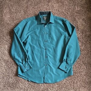 Calabrum London Teal Dress Shirt 15 M